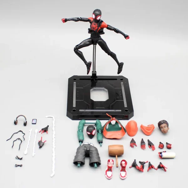 In Stock Marvel Legends Sentinel Spiderman Action Figure Spider-verse Miles Sv Shf Morales Peni Parker Anime Figures Statue Toys - Image 3