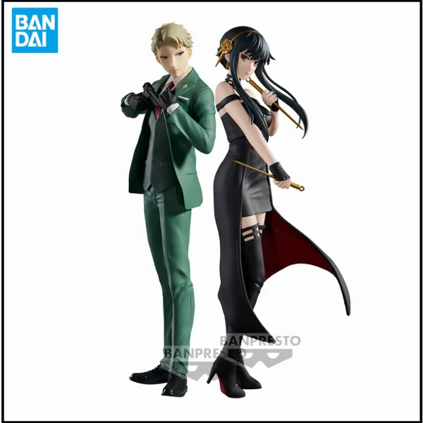 In Stock Original Anime Figures SPY×FAMILY DXF Loid Forger DXF Yor Forger Action Figure Collector PVC Toys Model Doll 18cm - Image 2