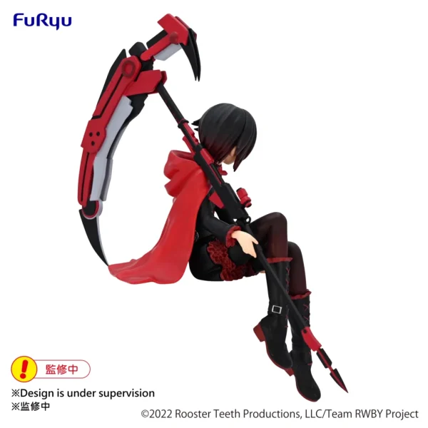 Original RWBY Ruby Rose Noodle Stopper Anime Action Figure Toys 24cm PVC Model Collectible Kids Birthday Xmas Gift - Image 2