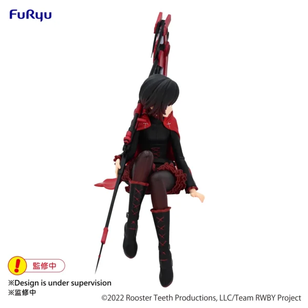 Original RWBY Ruby Rose Noodle Stopper Anime Action Figure Toys 24cm PVC Model Collectible Kids Birthday Xmas Gift - Image 3