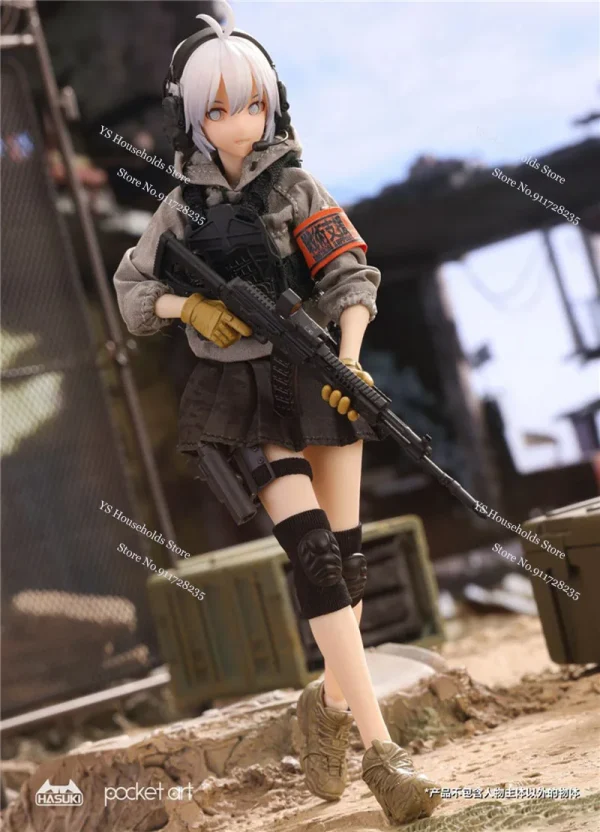 PA003 1/12 Cute Trust Sisters Moveable Action Figure Assassin Sasha PA004 Guardian Lian Dolls 6" Full Set Hobby Collection - Image 2
