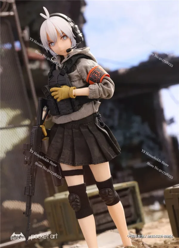 PA003 1/12 Cute Trust Sisters Moveable Action Figure Assassin Sasha PA004 Guardian Lian Dolls 6" Full Set Hobby Collection - Image 3