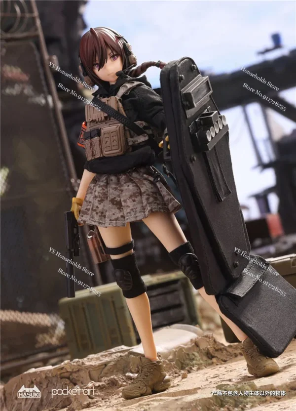 PA003 1/12 Cute Trust Sisters Moveable Action Figure Assassin Sasha PA004 Guardian Lian Dolls 6" Full Set Hobby Collection - Image 5