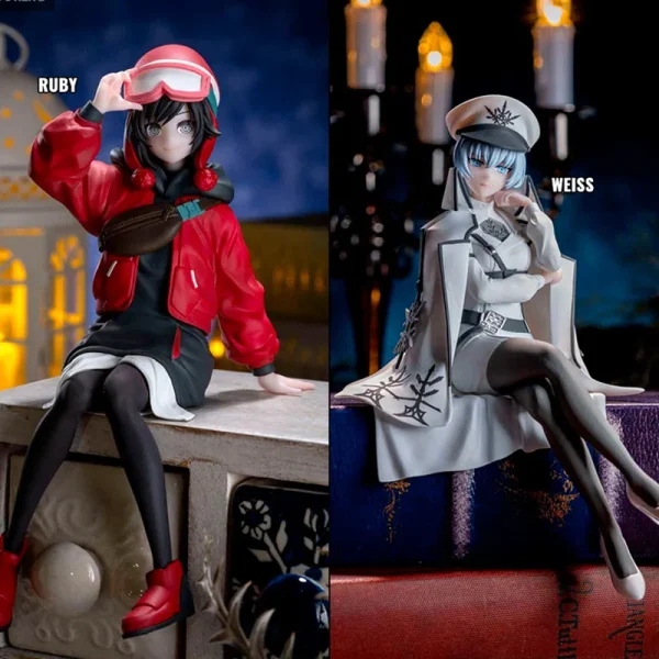 SEGA Original RWBY Ruby Rose Weiss Schnee Anime character Model ornament Collection Figure Kids toy Christmas birthday gift - Image 3