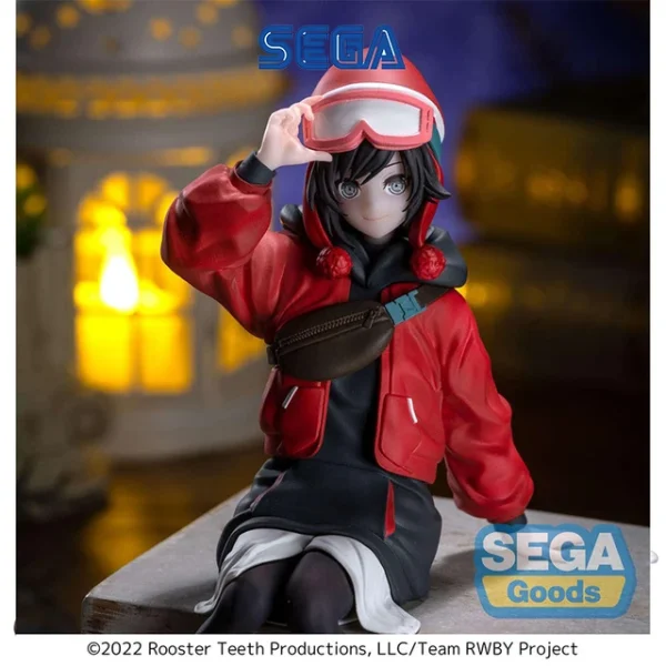 SEGA Original RWBY Ruby Rose Weiss Schnee Anime character Model ornament Collection Figure Kids toy Christmas birthday gift