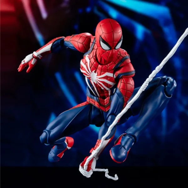 Spider Man Upgrade Suit PS4 Game Edition SpiderMan Action Figure Collectable Model Toy - Image 2