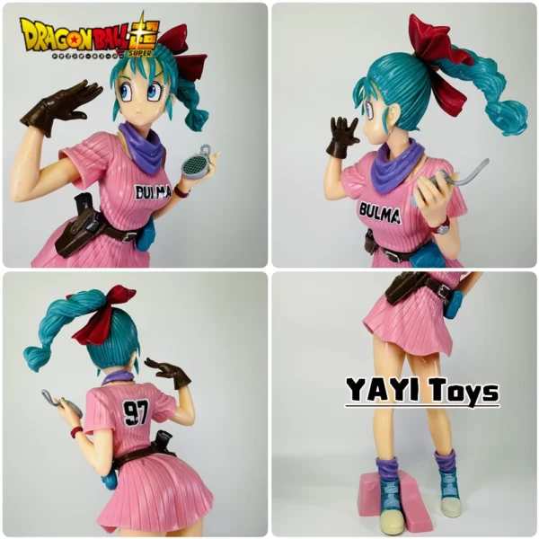 25cm Anime Dragon Ball Z Bulma Anime Figure PVC Action Figure Cute Statue Model Figurine Collectible Dolls Toy Gifts - Image 2