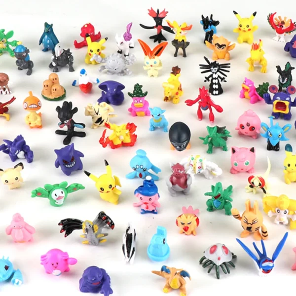 144 Style Pokemon Figure Toys Anime Pikachu Action Figure Model Ornamental Decoration Collect Toys For Children's Christmas Gift - Image 3