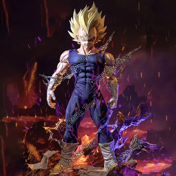 12.6in/32cm Anime Dragon Ball Z Figure Majin Vegeta Figurine PVC Action Figures Collection Model Toys Gifts - Image 2