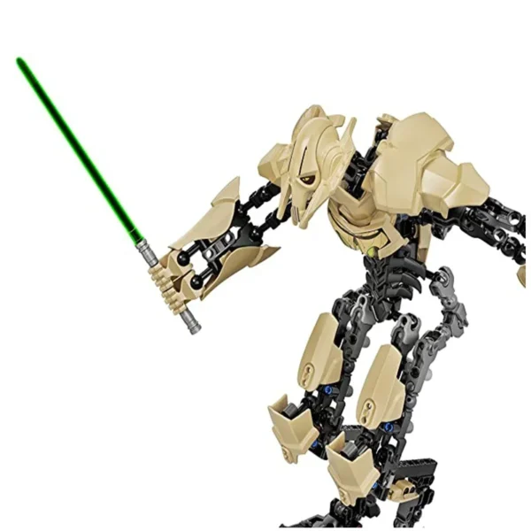 32cm KSZ714 Star Toy Anime General Robot Grievous With Lightsaber Hilt Combat Weapon Model Building Blocks Action Figure Gifts - Image 2