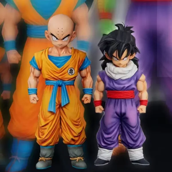 28cm Anime Dragon Ball Kids Krillin Son Gohan Trunks PVC Action Figures Model Collection Desktop Decoration Toys Kids Gifts - Image 4