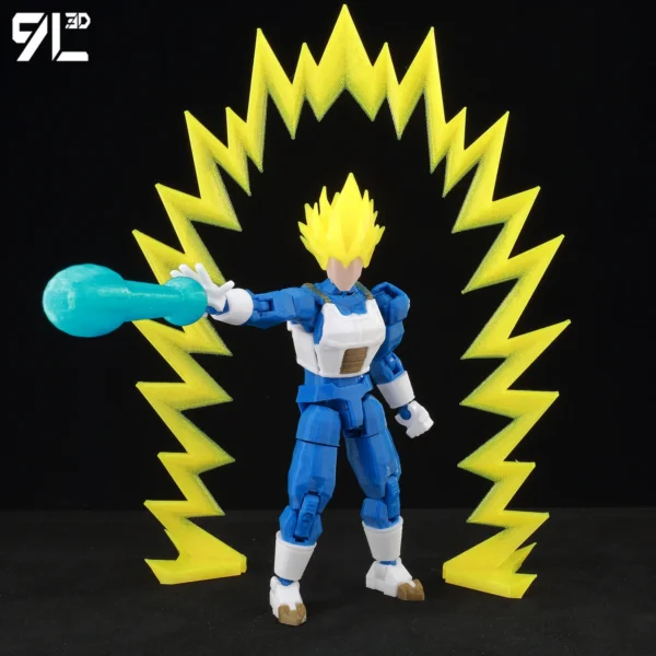 9L3D Printed Dragon Ball Son Goku Vegeta​ Beerus Frieza Anime Lucky13 Dummy13 Titan13 Action Figures Multi-Jointed Movable Toys - Image 4