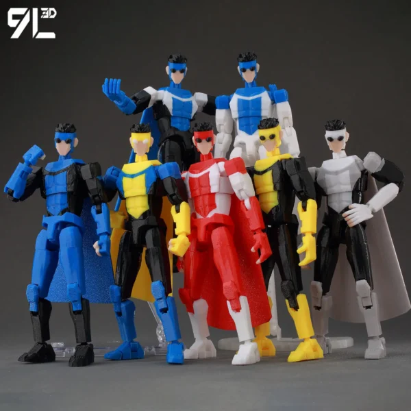 9L3D Printed Superheroes Invincible 2.0 Anime Multi-Jointed Shapeshift Toys Action Figures Mannequin Model Ornaments Gifts - Image 2